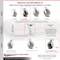Service Caster 5 Inch High Temp Phenolic Caster Set with 2 Brakes/Swivel Lock 2 Rigid SCC SCC-30CS520-PHRHT-TLB-BSL-2-R-2 - alternate 6
